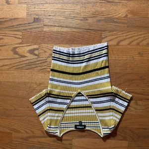 Striped crop top